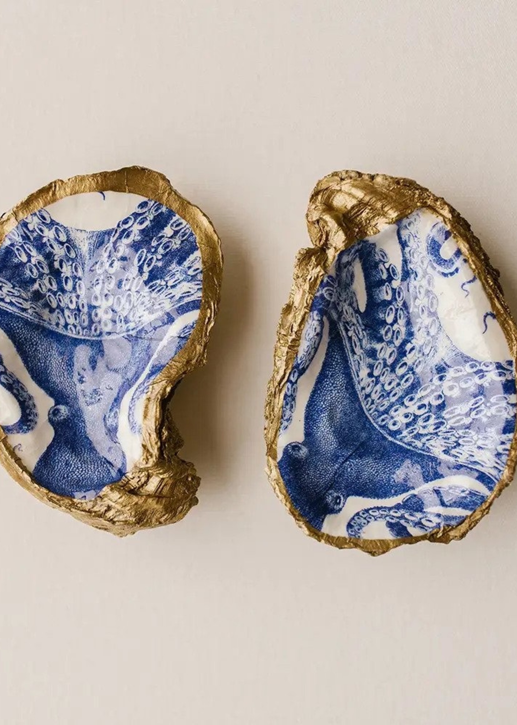 Grit & Grace Decoupage Oyster Jewelry Dish