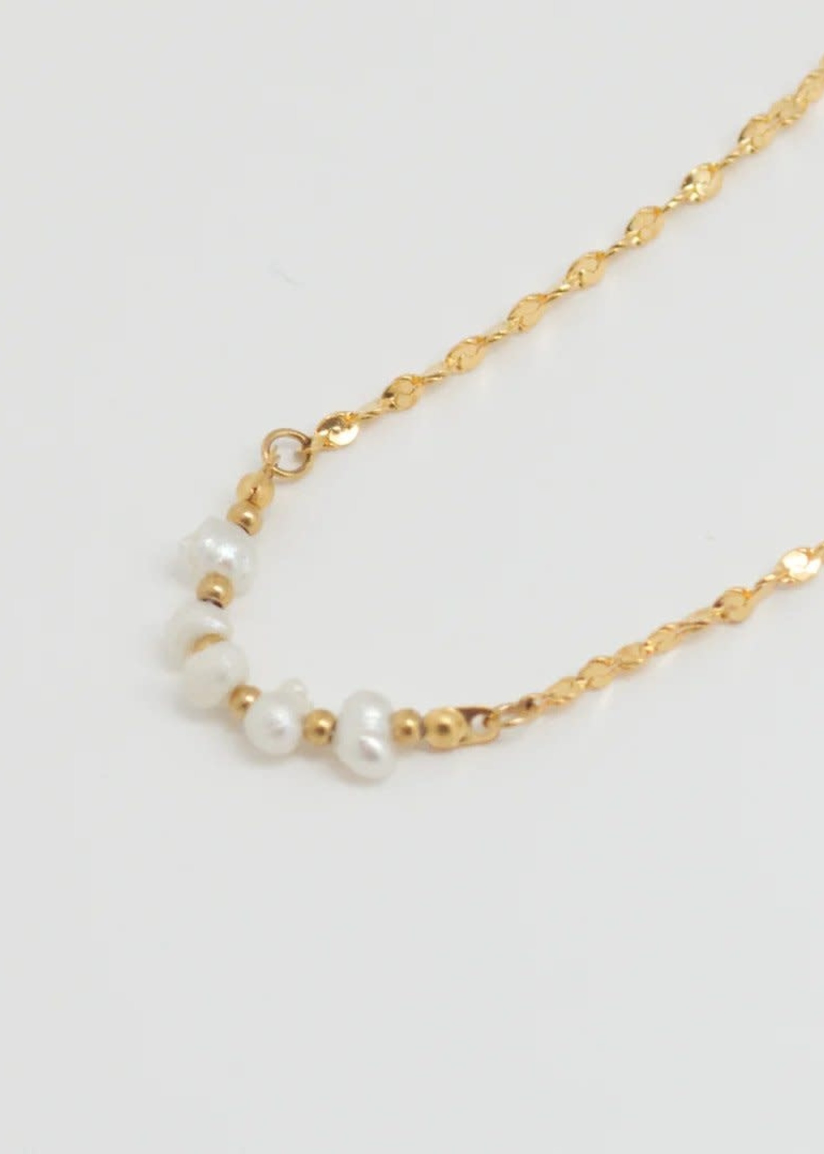 Salty Cali Pearl & Chain Necklace - Salty Shells