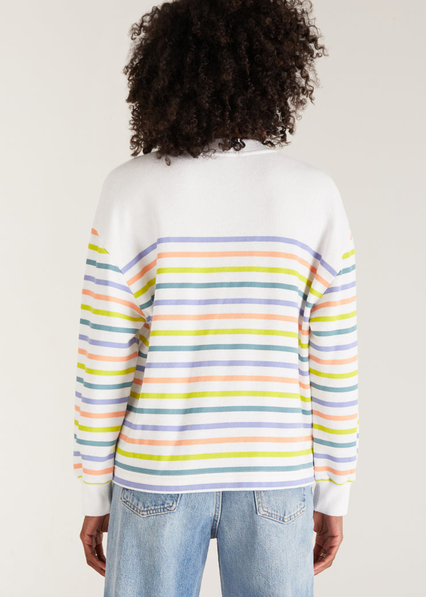 Z Supply Yuna Striped Sweatshirt