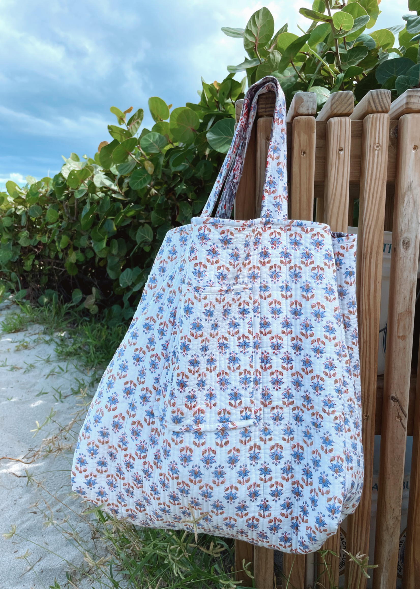 Erin Made Violet Reversible Tote