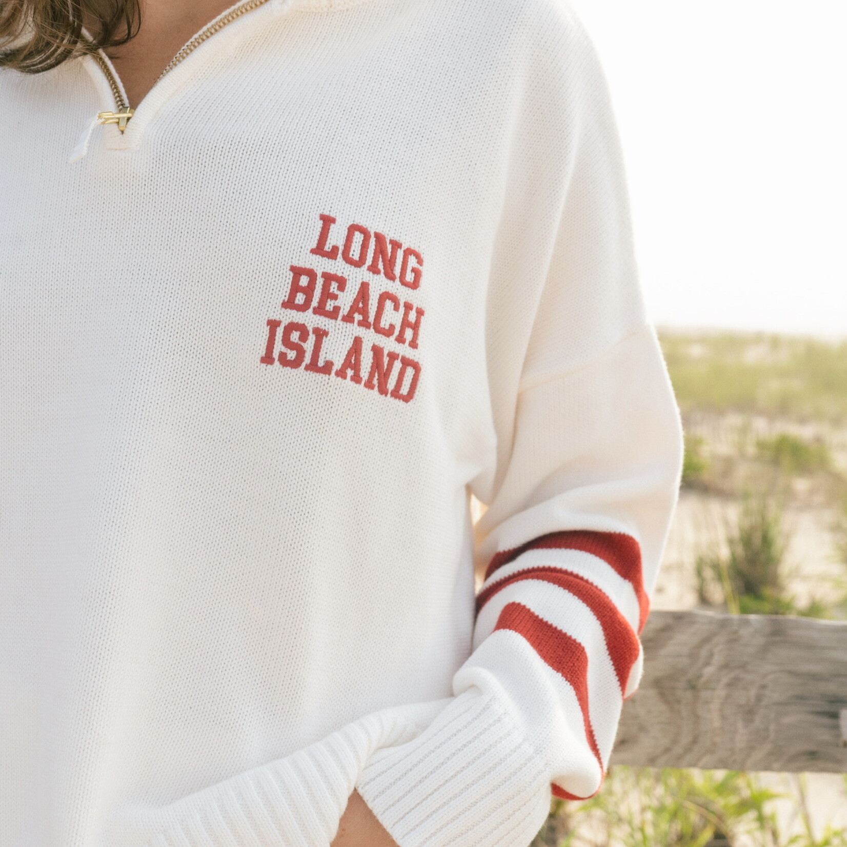 Ellsworth & Ivey LBI 1/4 Zip Sweater