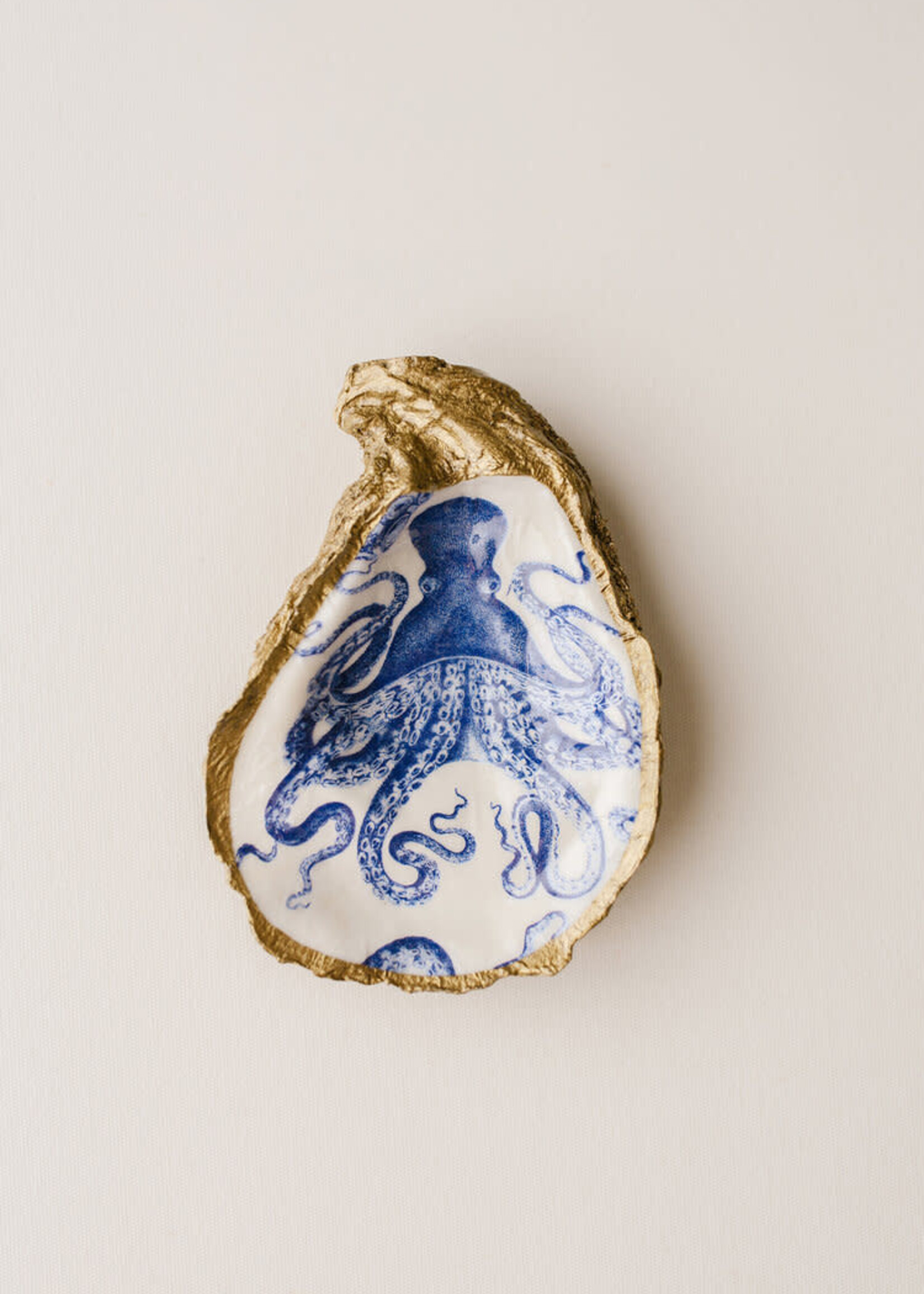 Grit & Grace Decoupage Oyster Jewelry Dish