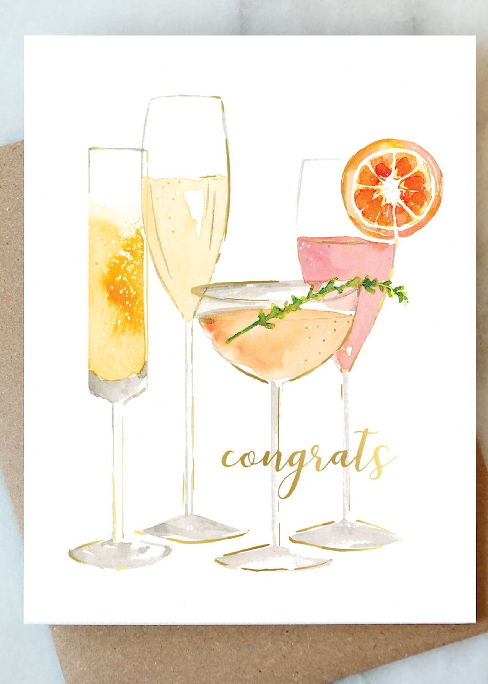 Bubbly Congrats Card