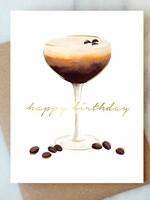 Espresso Martini Birthday Card