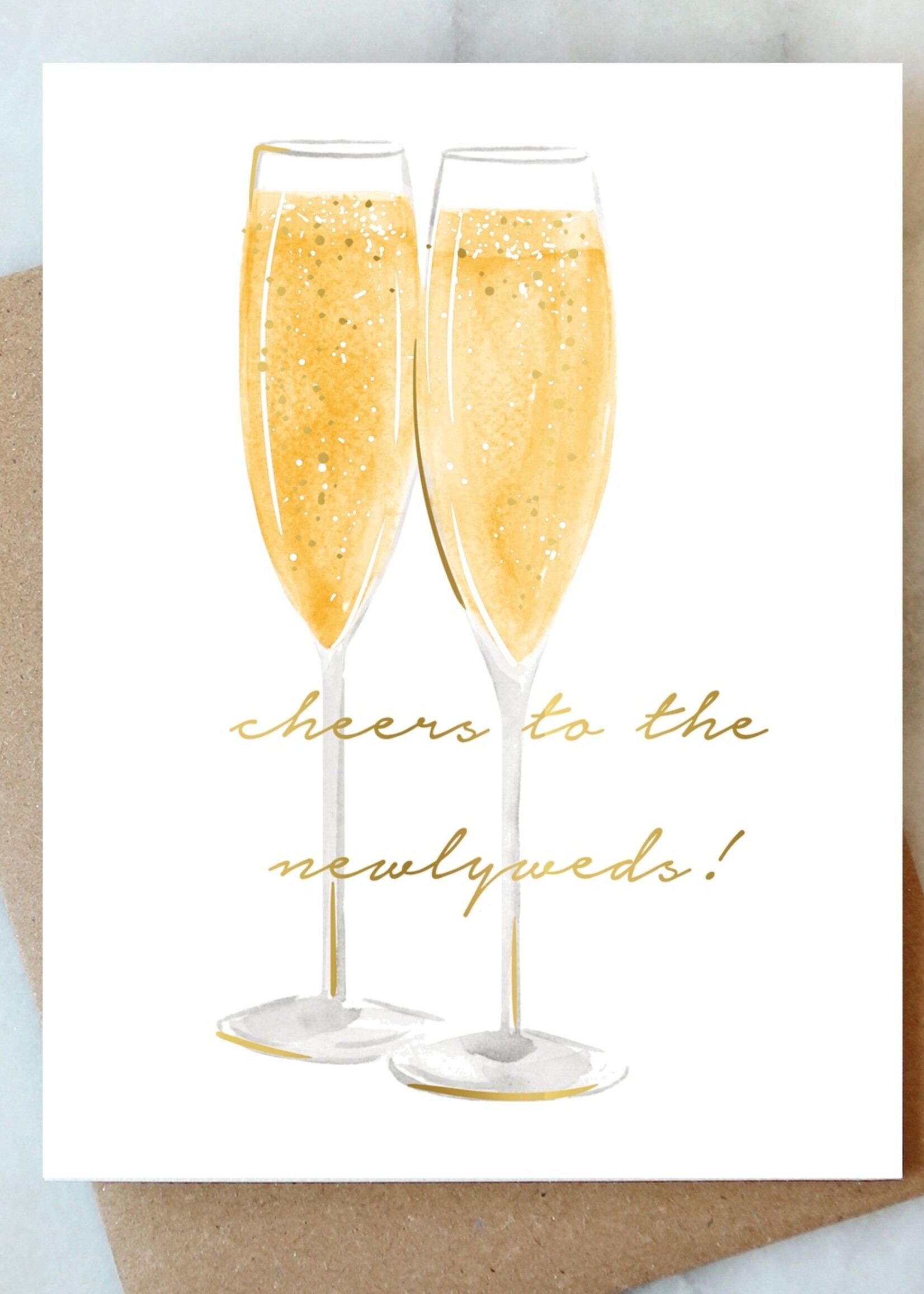 Newlyweds Cheers Card