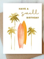 Surf Birthday Card