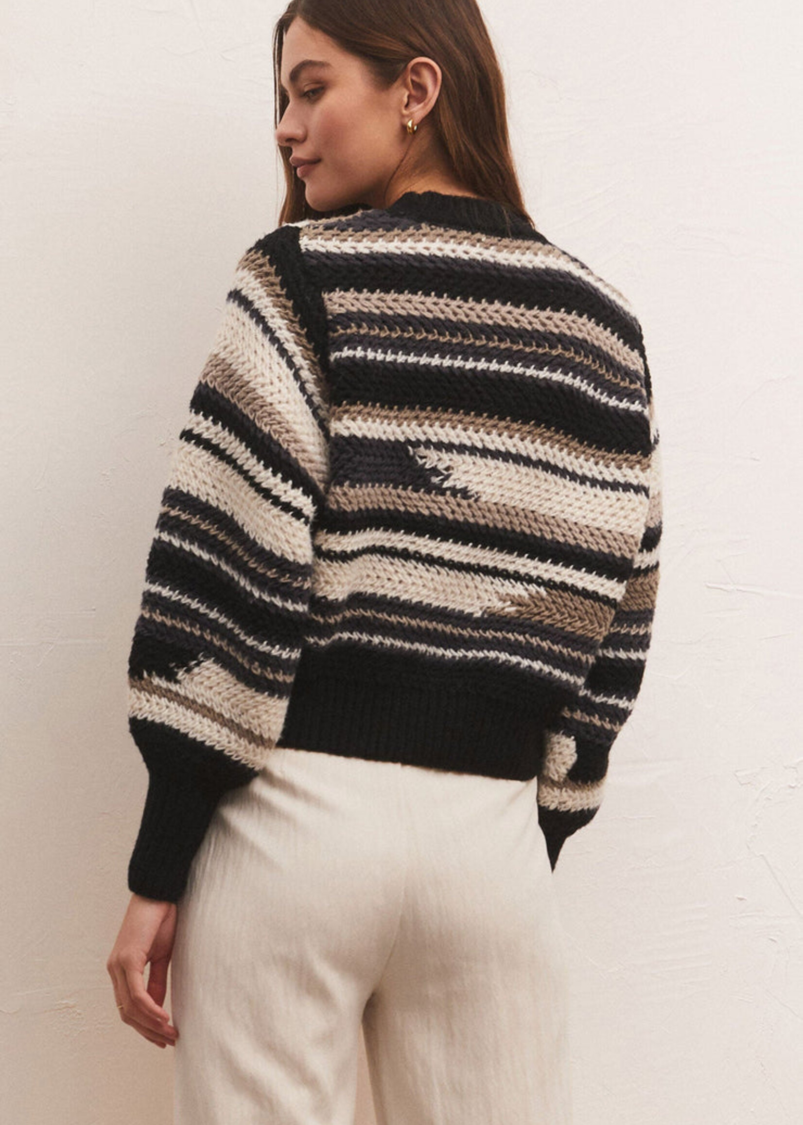 Z Supply Asheville Stripe Sweater