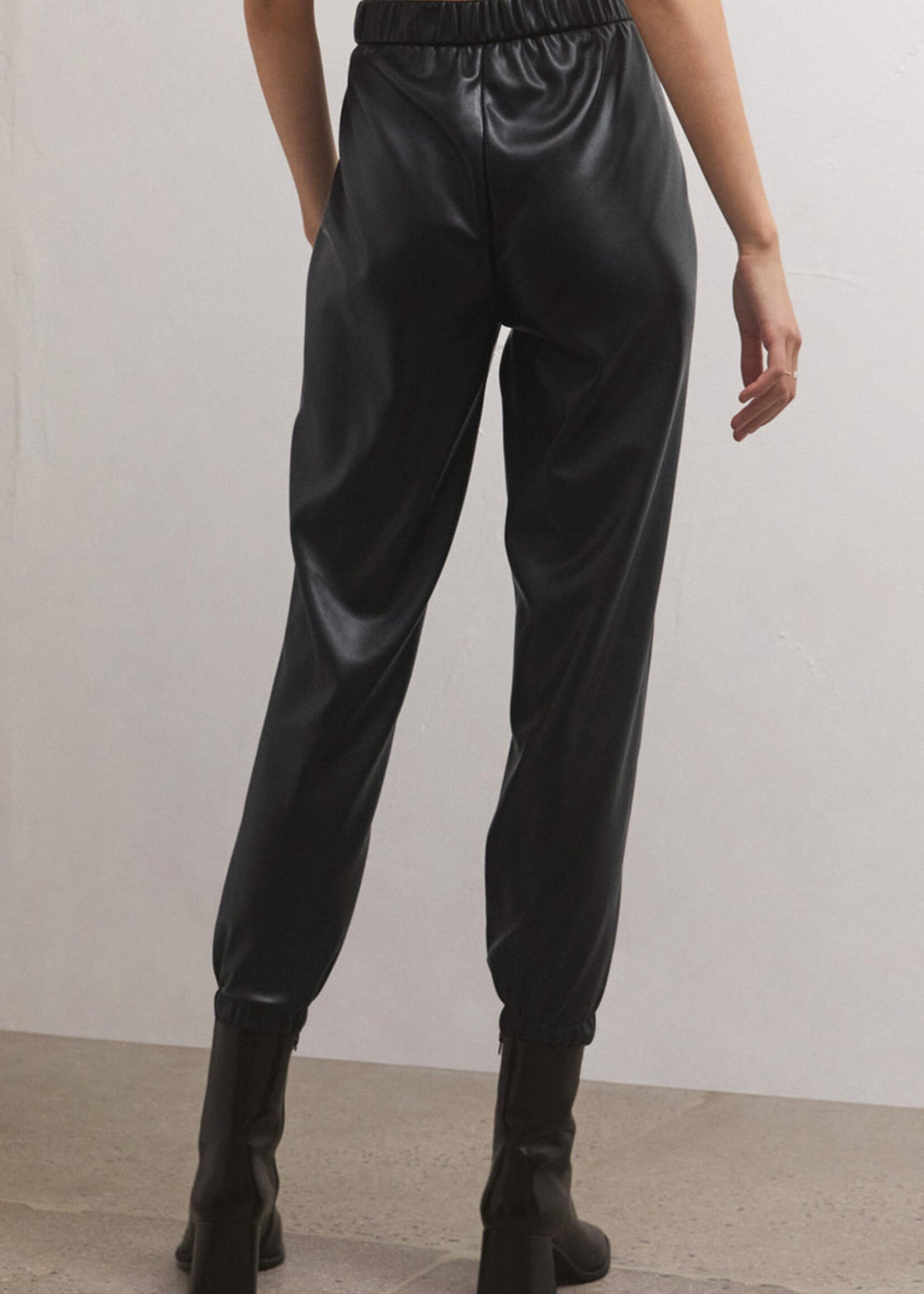 Z Supply Lenora Faux Leather Jogger