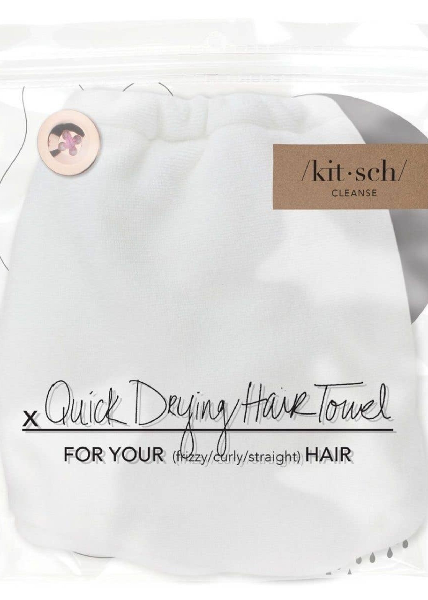 Kitsch Microfiber Hair Towel