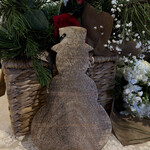 Creative Co Op Mango Wood Snowman Cutting Board