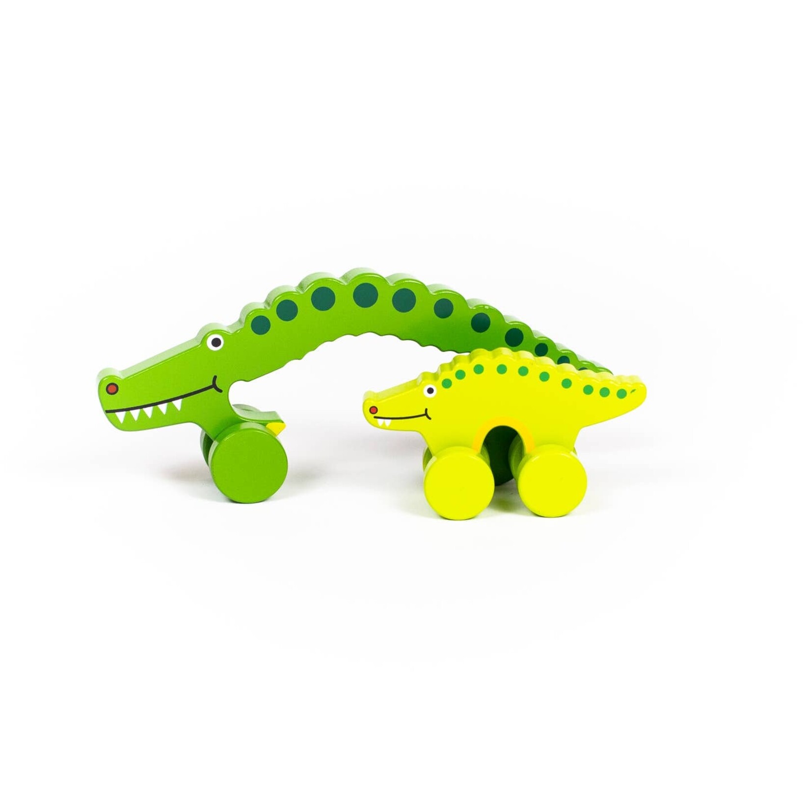 Jack Rabbit Creations Big & Little Wooden Roller Alligator