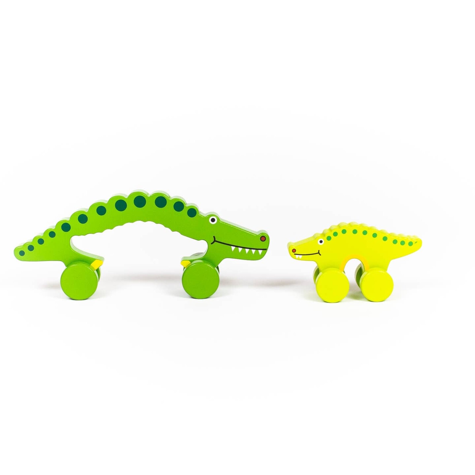Jack Rabbit Creations Big & Little Wooden Roller Alligator