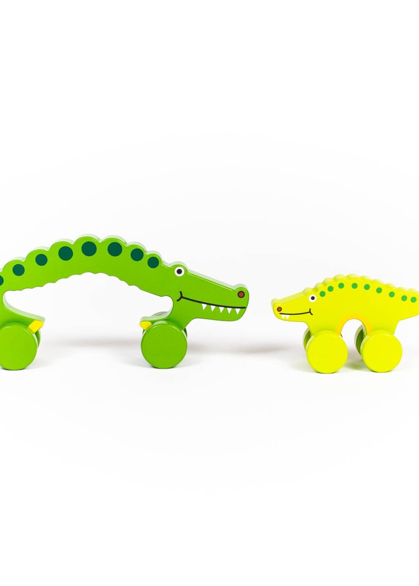 Jack Rabbit Creations Big & Little Wooden Roller Alligator