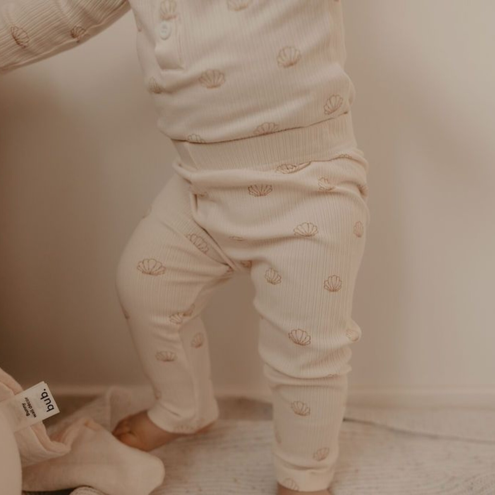 Ribbed Tights - Nude Seashell