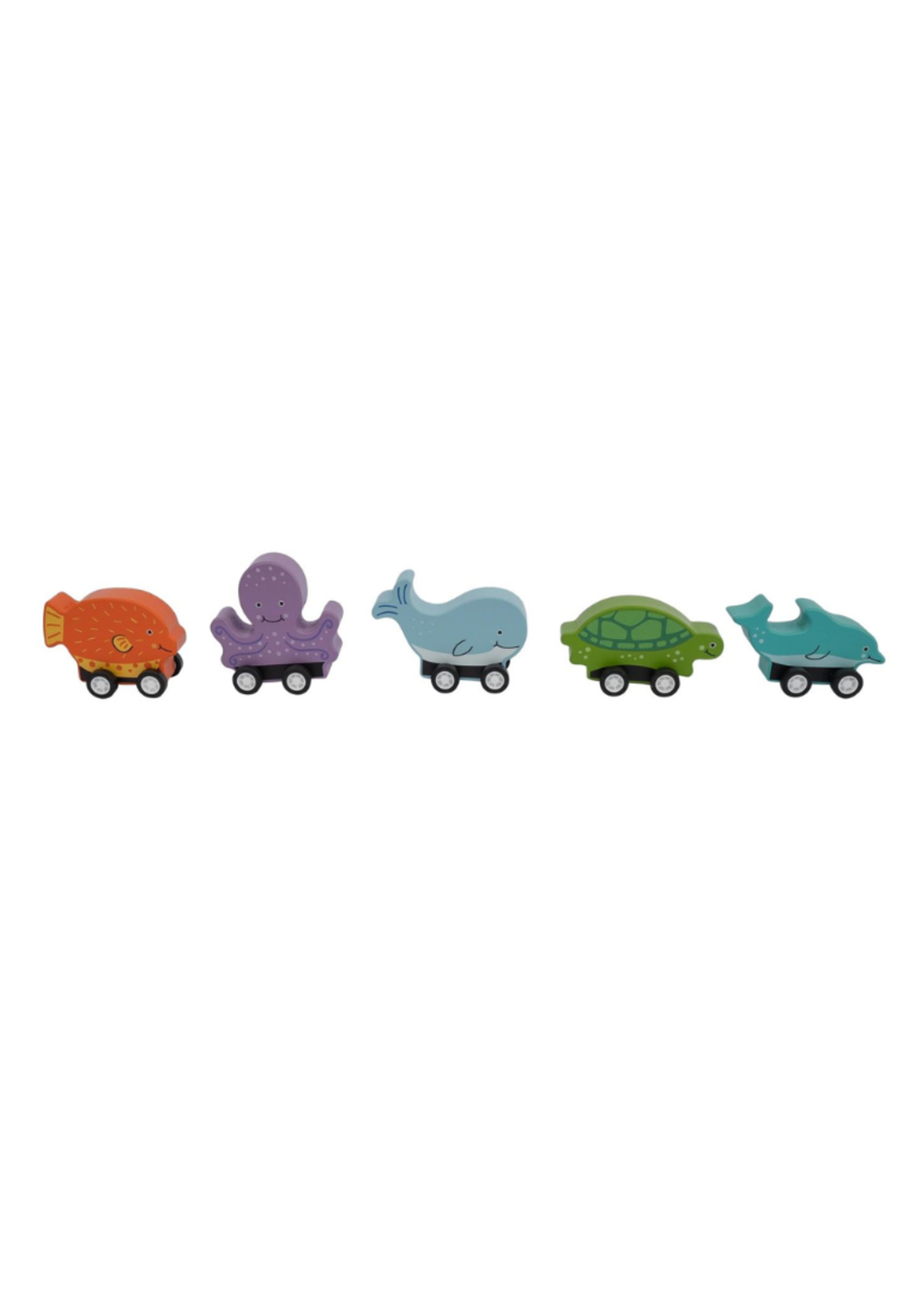 Jack Rabbit Creations Pull Back Toy Ocean Creatures