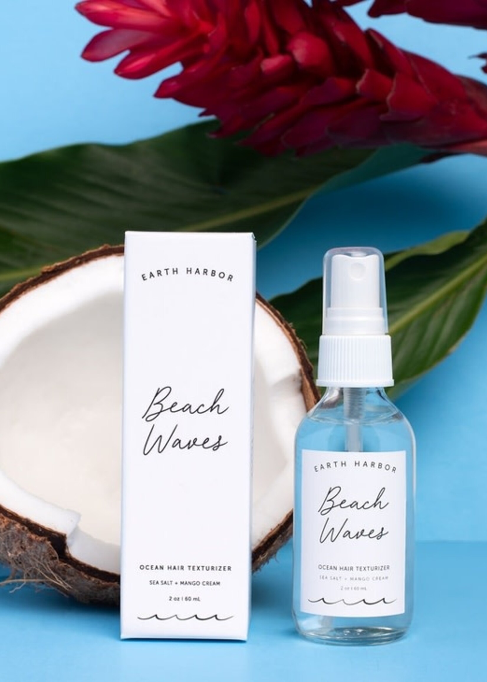 Earth Harbor Naturals Hair Texturizer: Sea Salt + Mango Cream