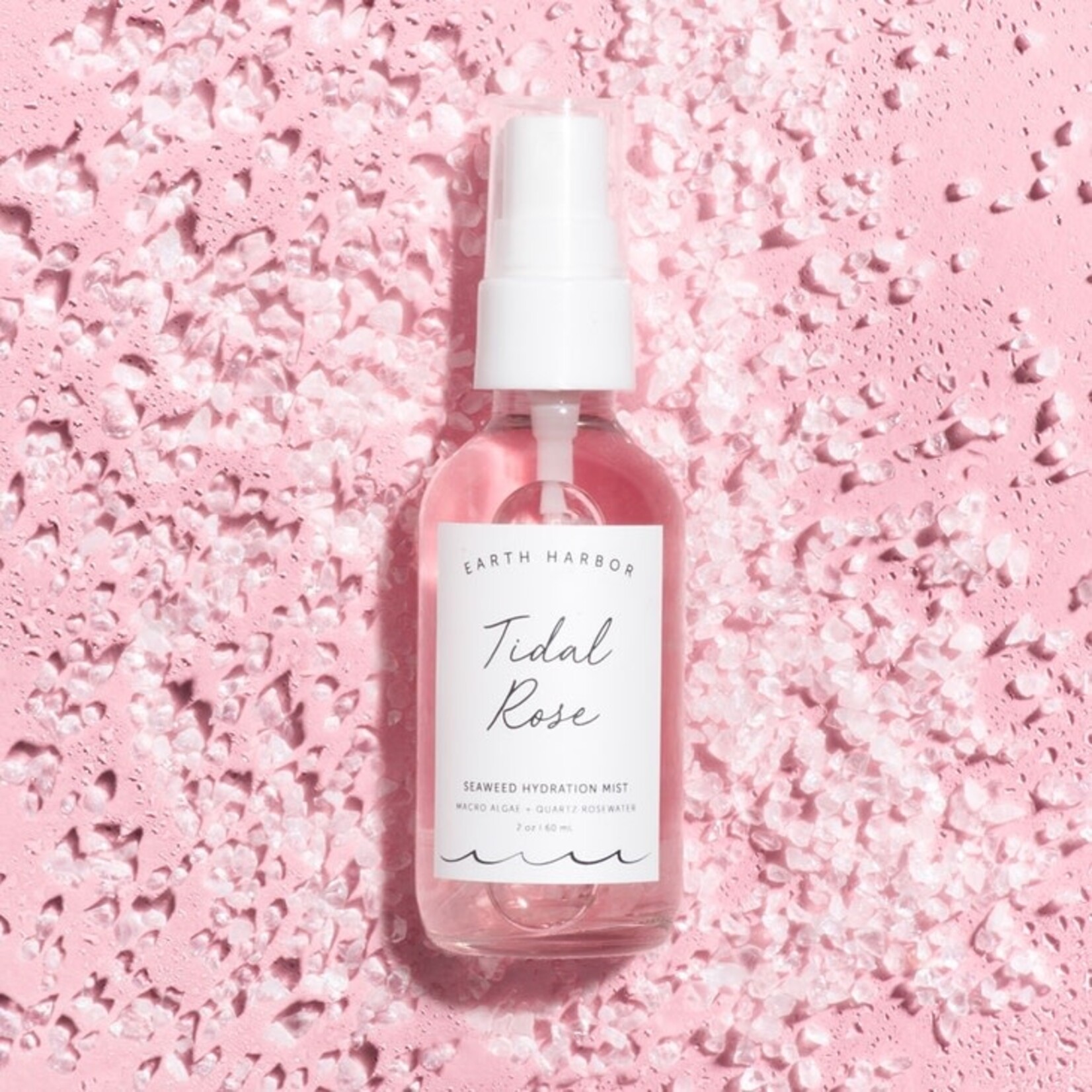 Earth Harbor Naturals Hydration Mist: Rose Water + Rose Quartz
