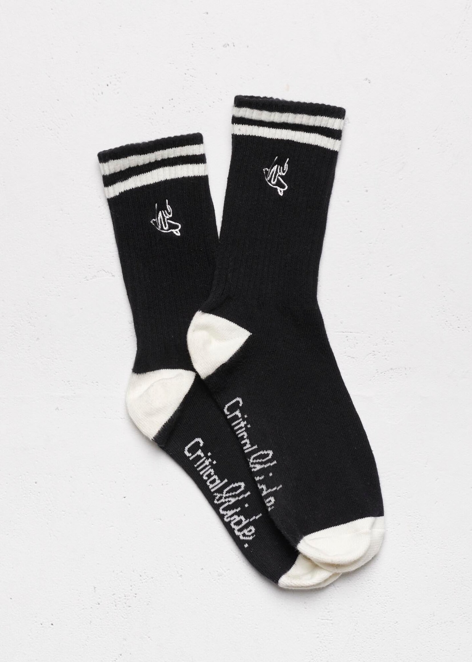 The Critical Slide Society All Day Sock Vintage Black