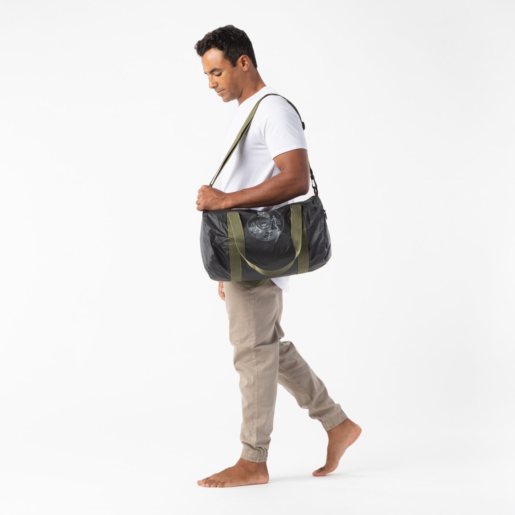 Aloha Collection ALOHA Waikiki Seal Duffle Charcoal/Black