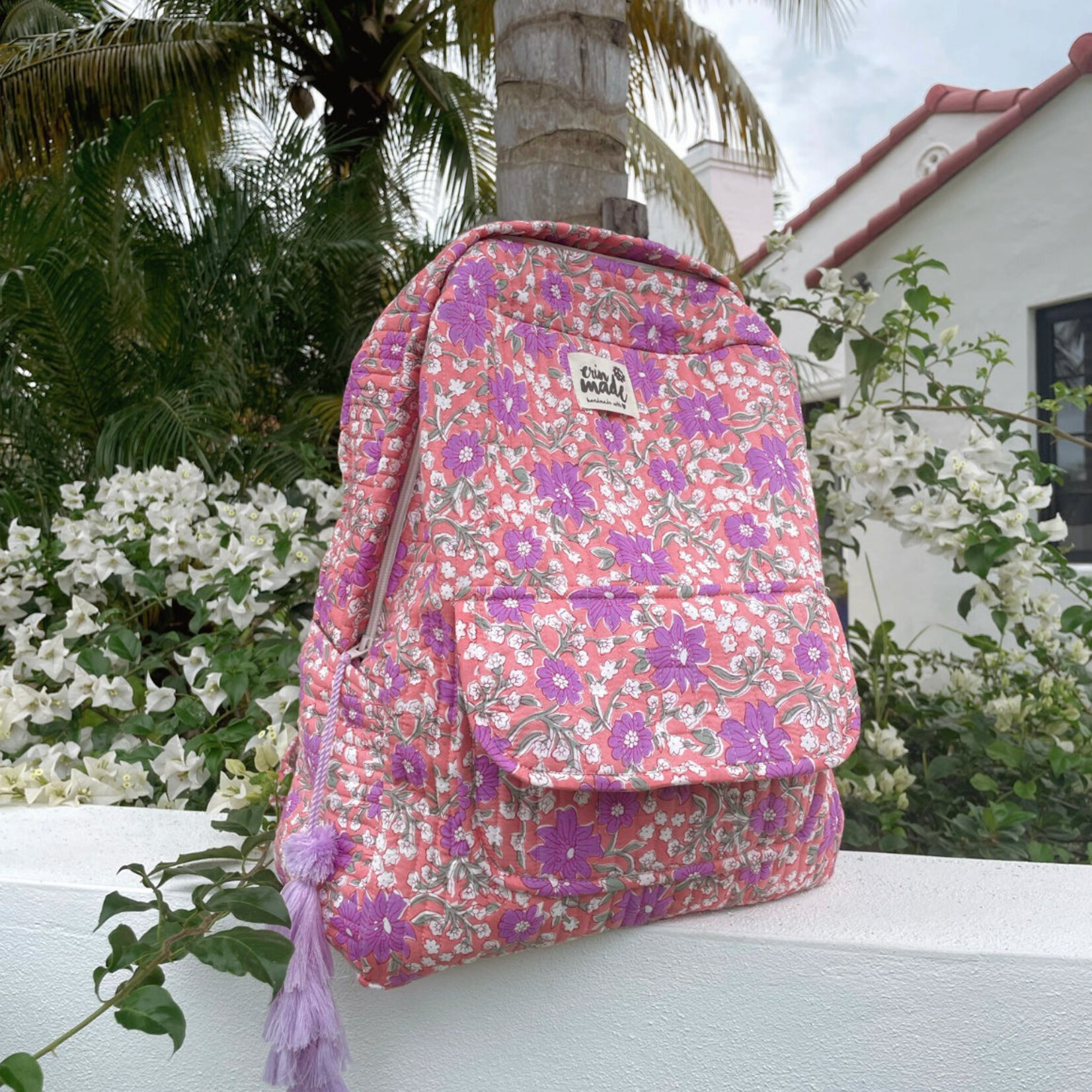 Erin Made Dylan Quilted Backpack