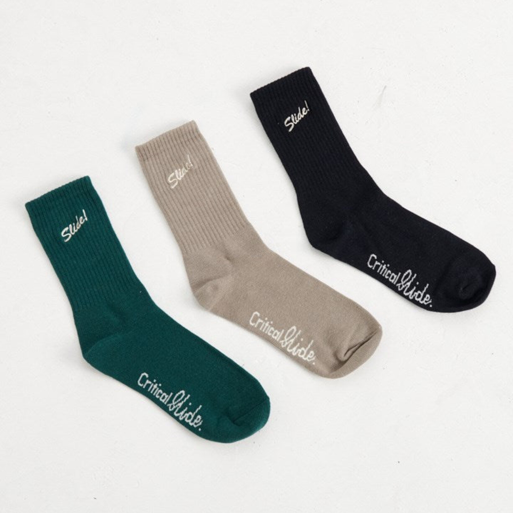 Slide 3pk Socks - Multi