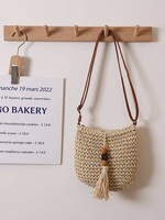 Crossbody Straw Bag