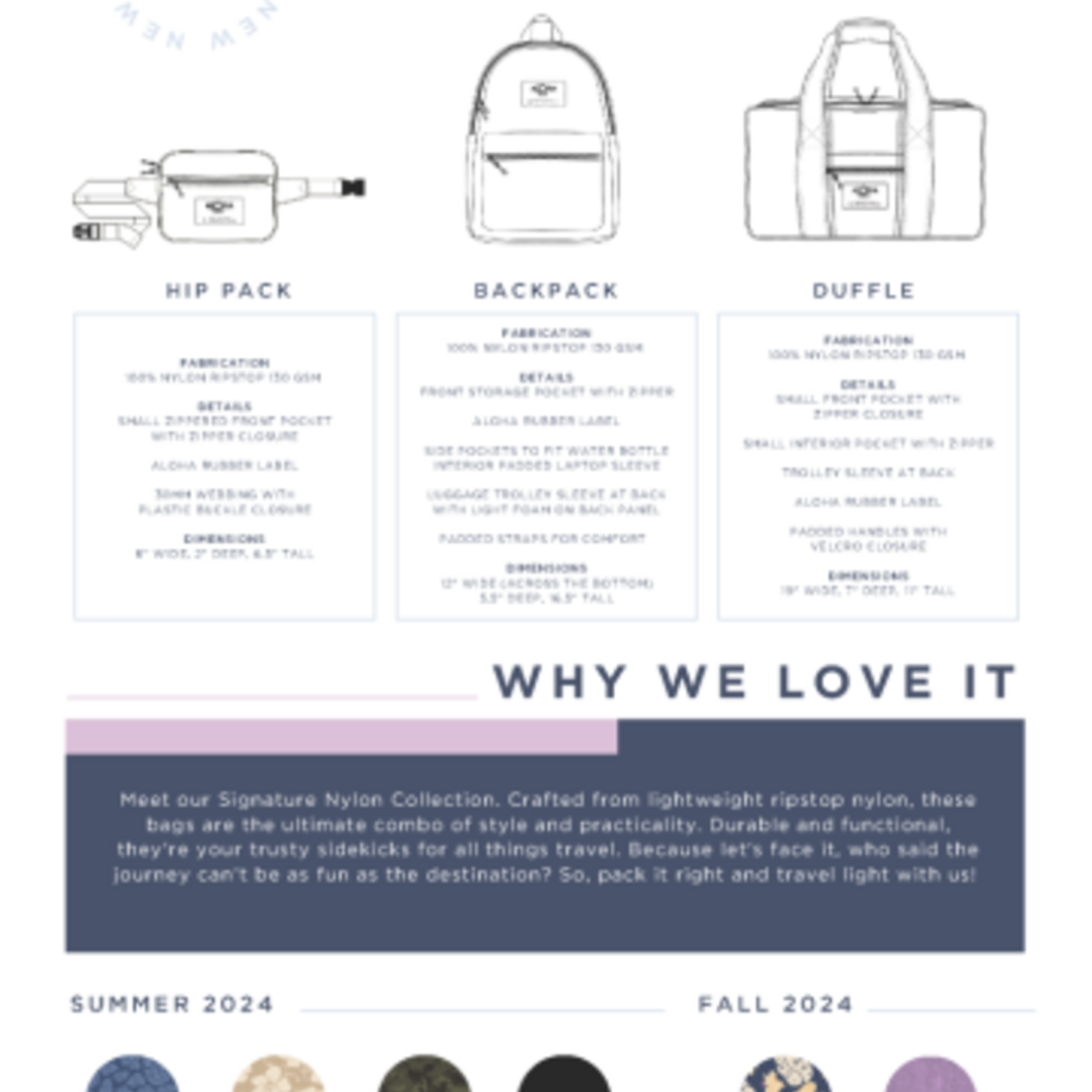 Aloha Collection Hana Hou Keep It Lt Backpack