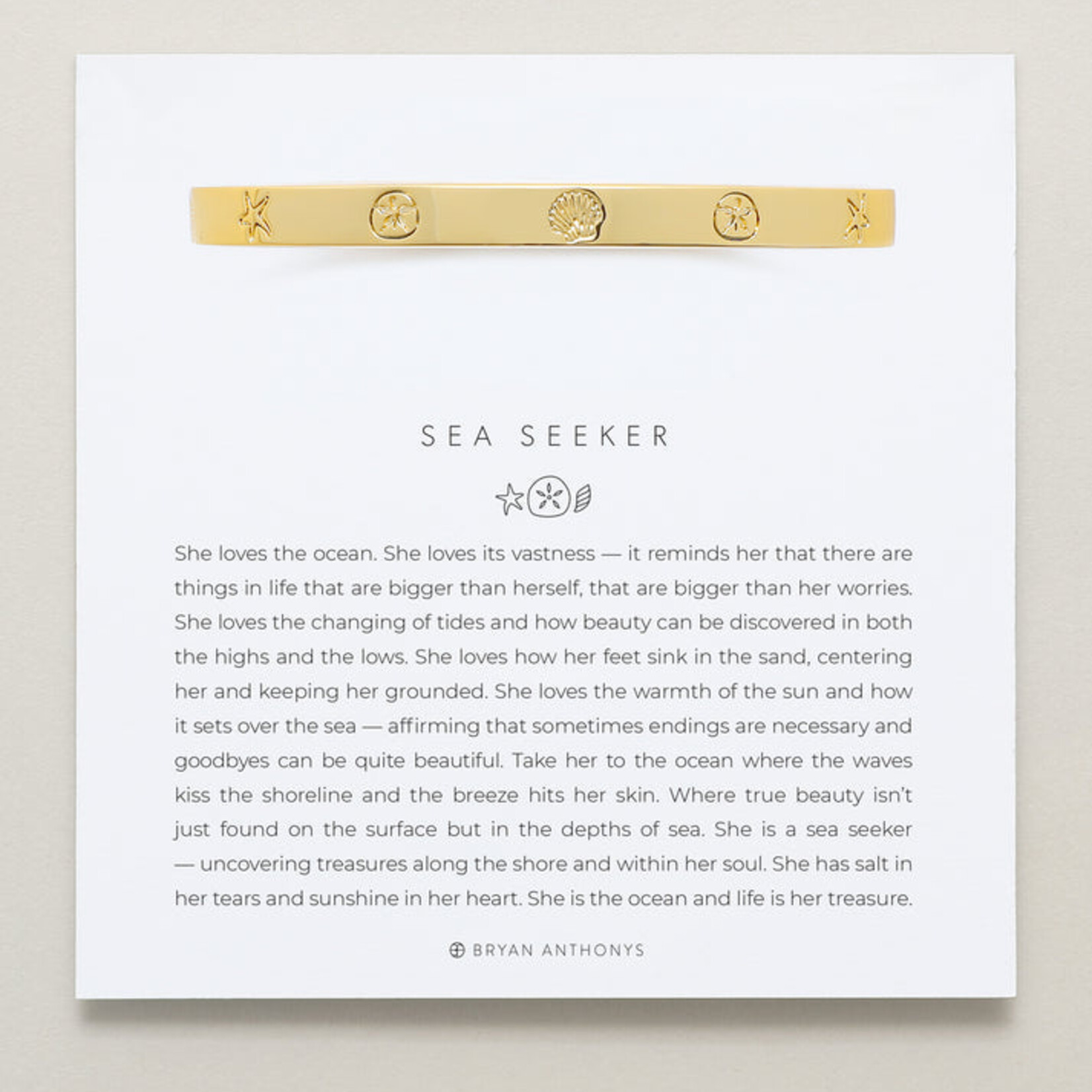 Sea Seeker Hinged Bracelet