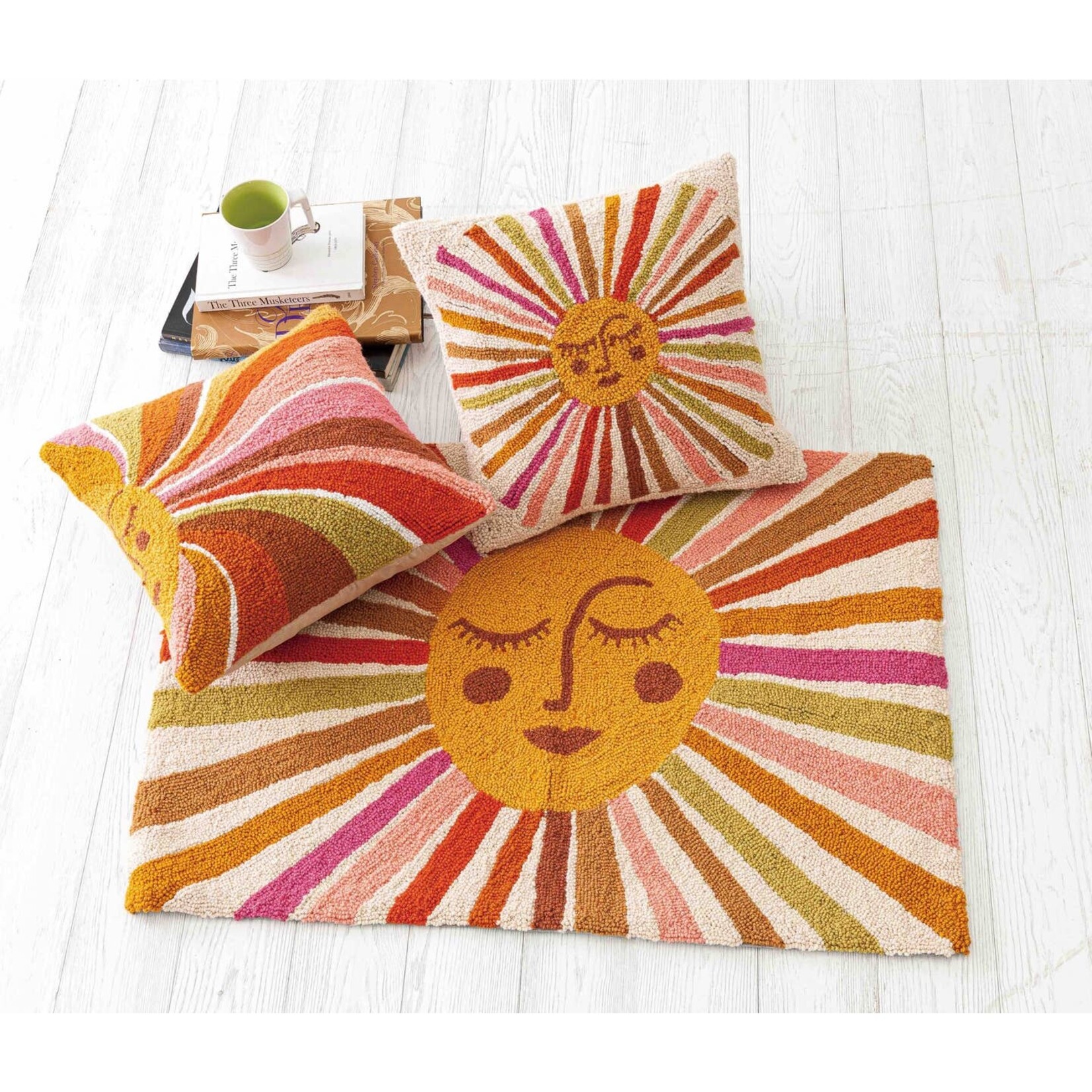 Retro Sunshine Hook Pillow