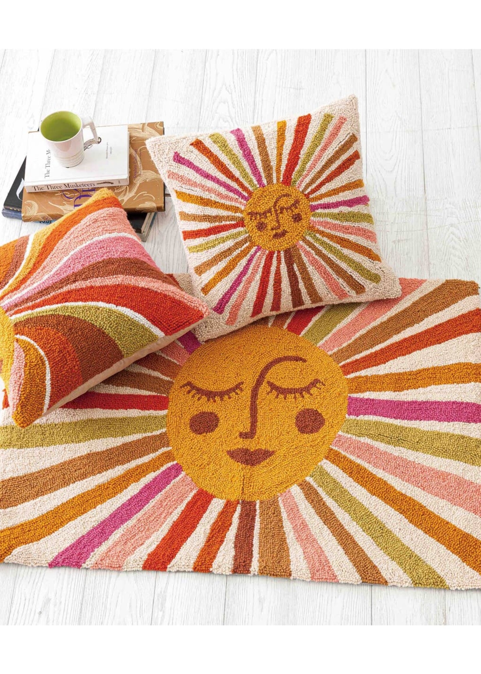 Retro Sunshine Hook Pillow