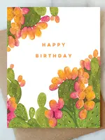 Prickly Pear Birthday Greeting Card
