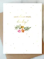 Welcome Baby Greeting Card | New Mom Baby Card