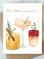 'tis the Season Greeting Card | Christmas Holiday Card
