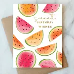 Watermelon Greeting Card