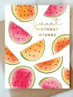 Watermelon Greeting Card