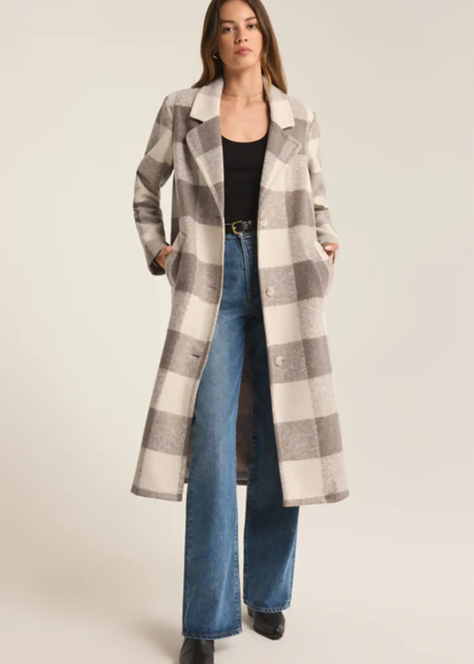 Z Supply Conway Buffalo Plaid Coat