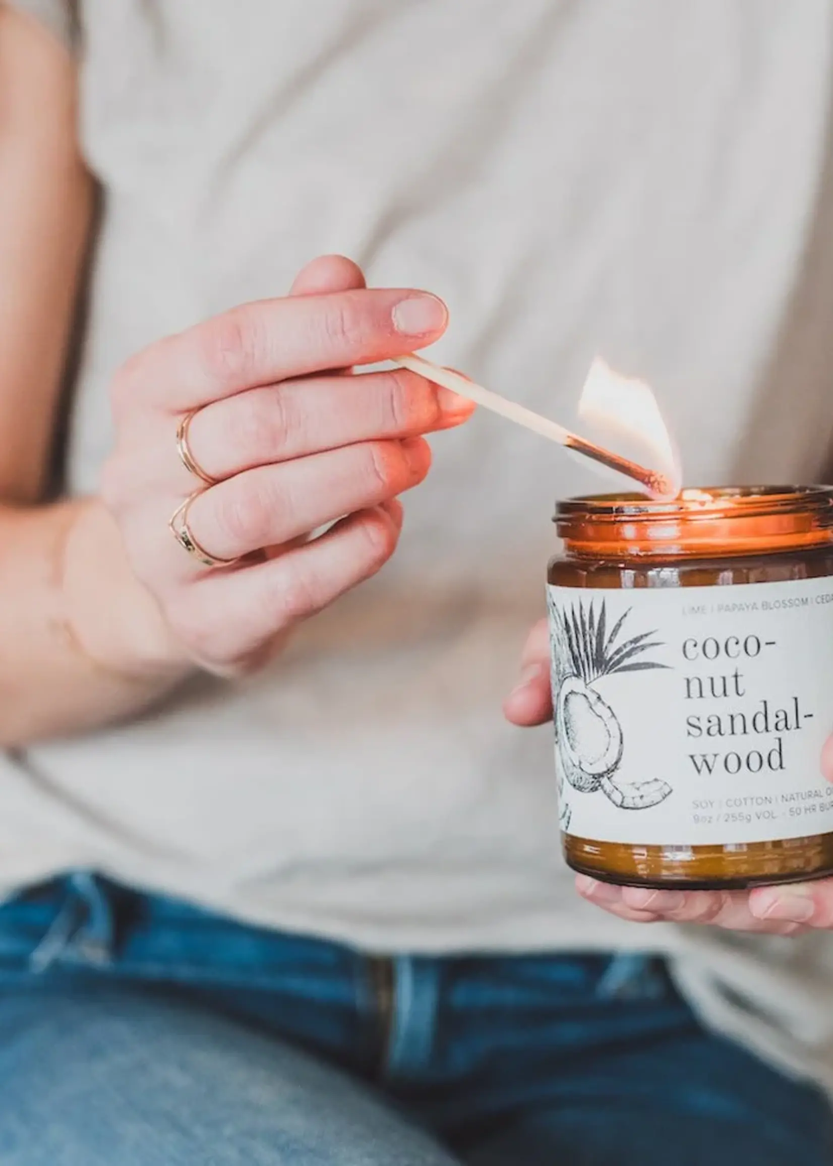 Broken Top Natural Soy Candle - Coconut Sandalwood
