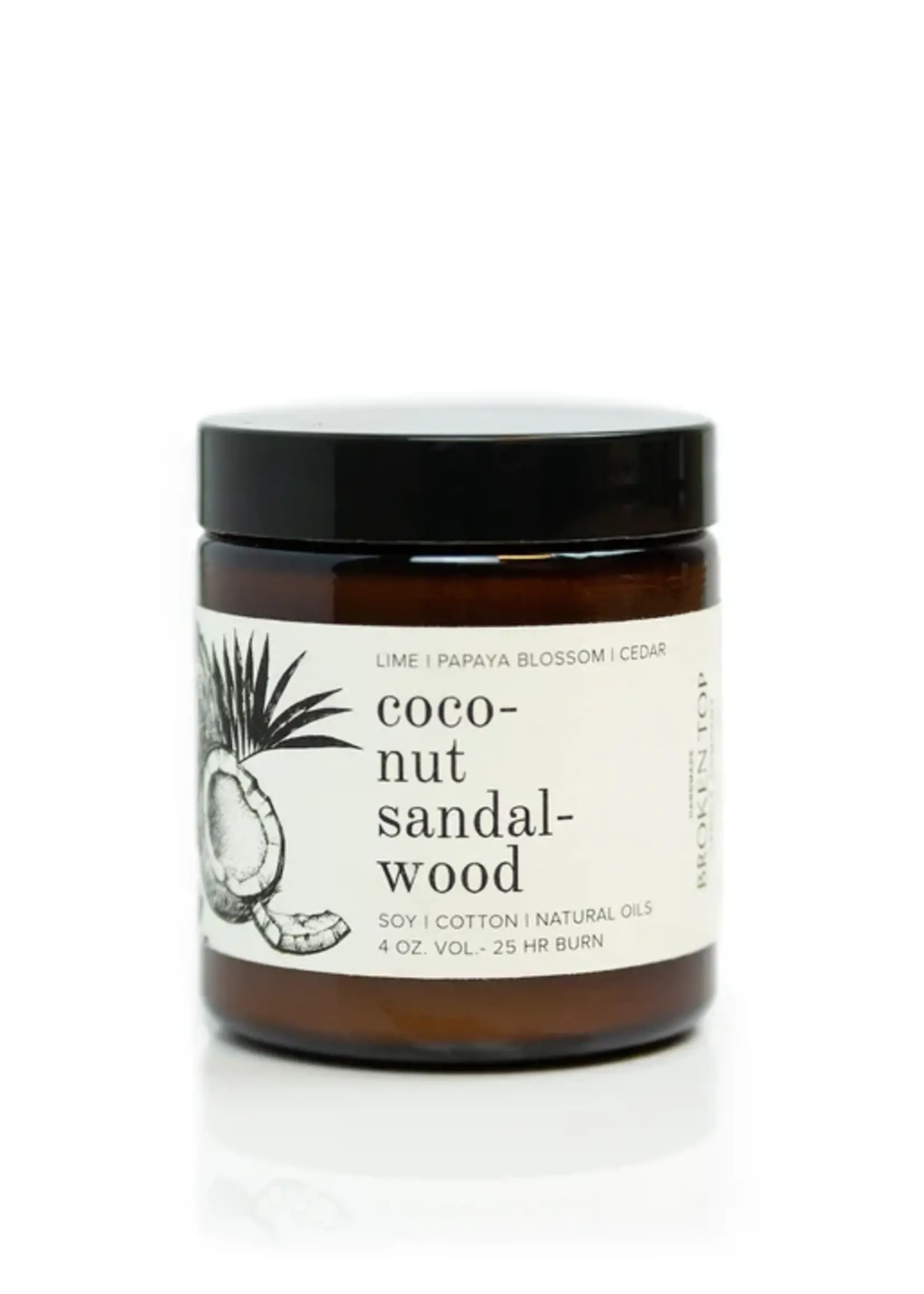 Broken Top Natural Soy Candle - Coconut Sandalwood