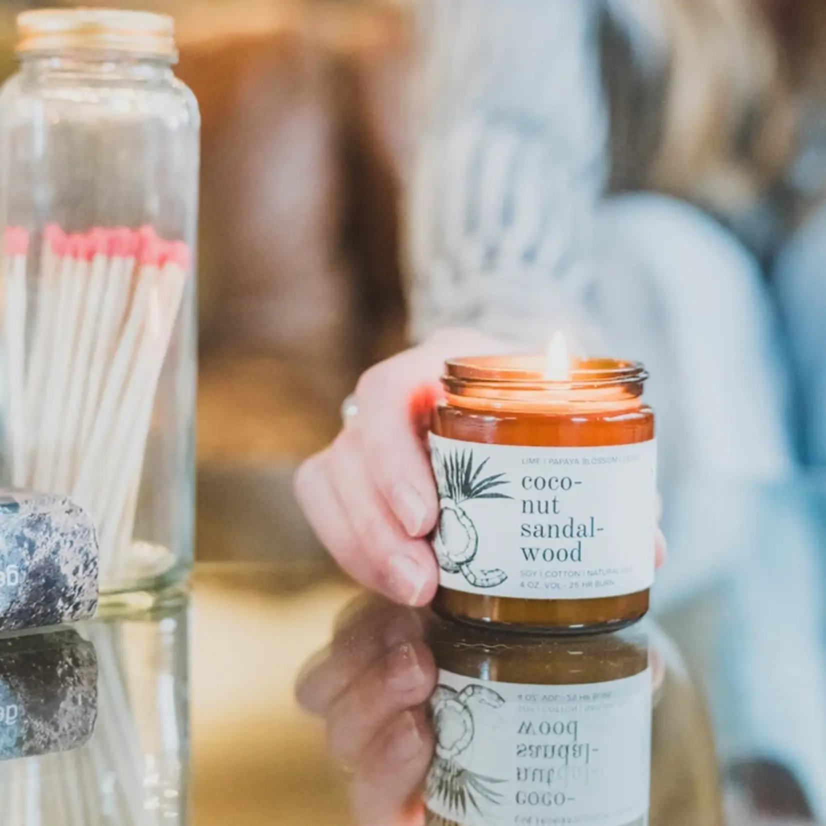 Broken Top Natural Soy Candle - Coconut Sandalwood