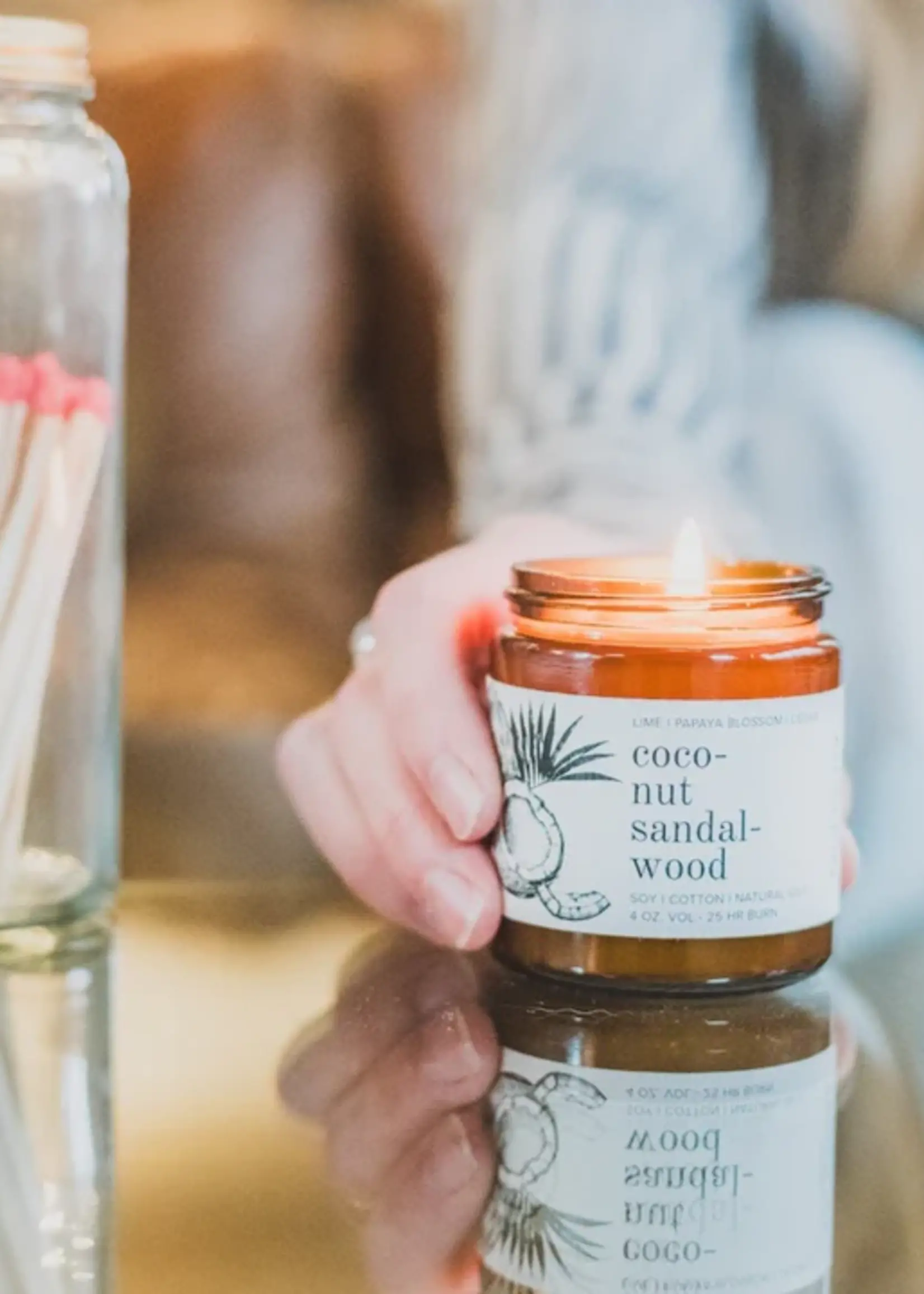 Broken Top Natural Soy Candle - Coconut Sandalwood