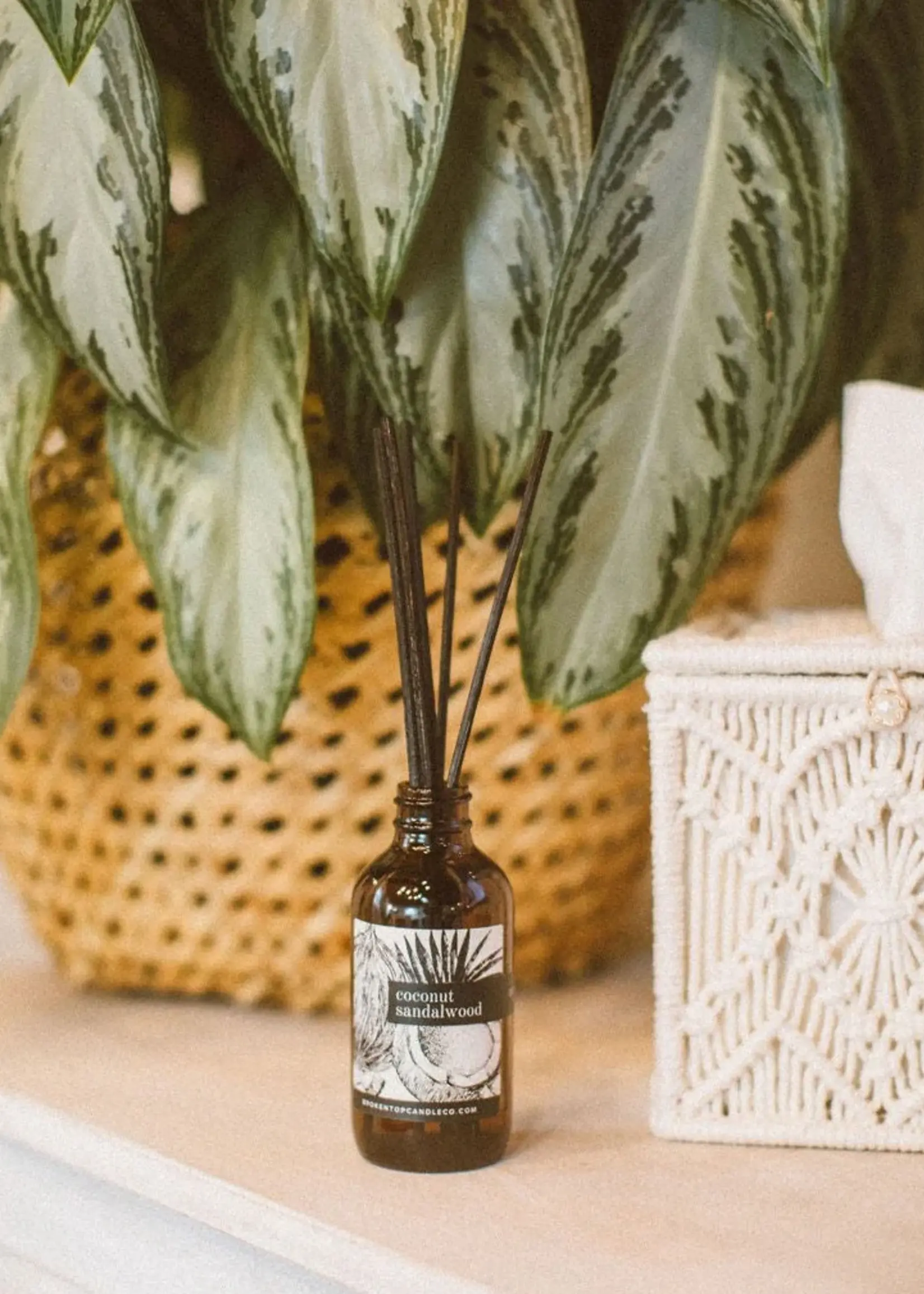 Broken Top Coconut Sandalwood Reed Diffuser