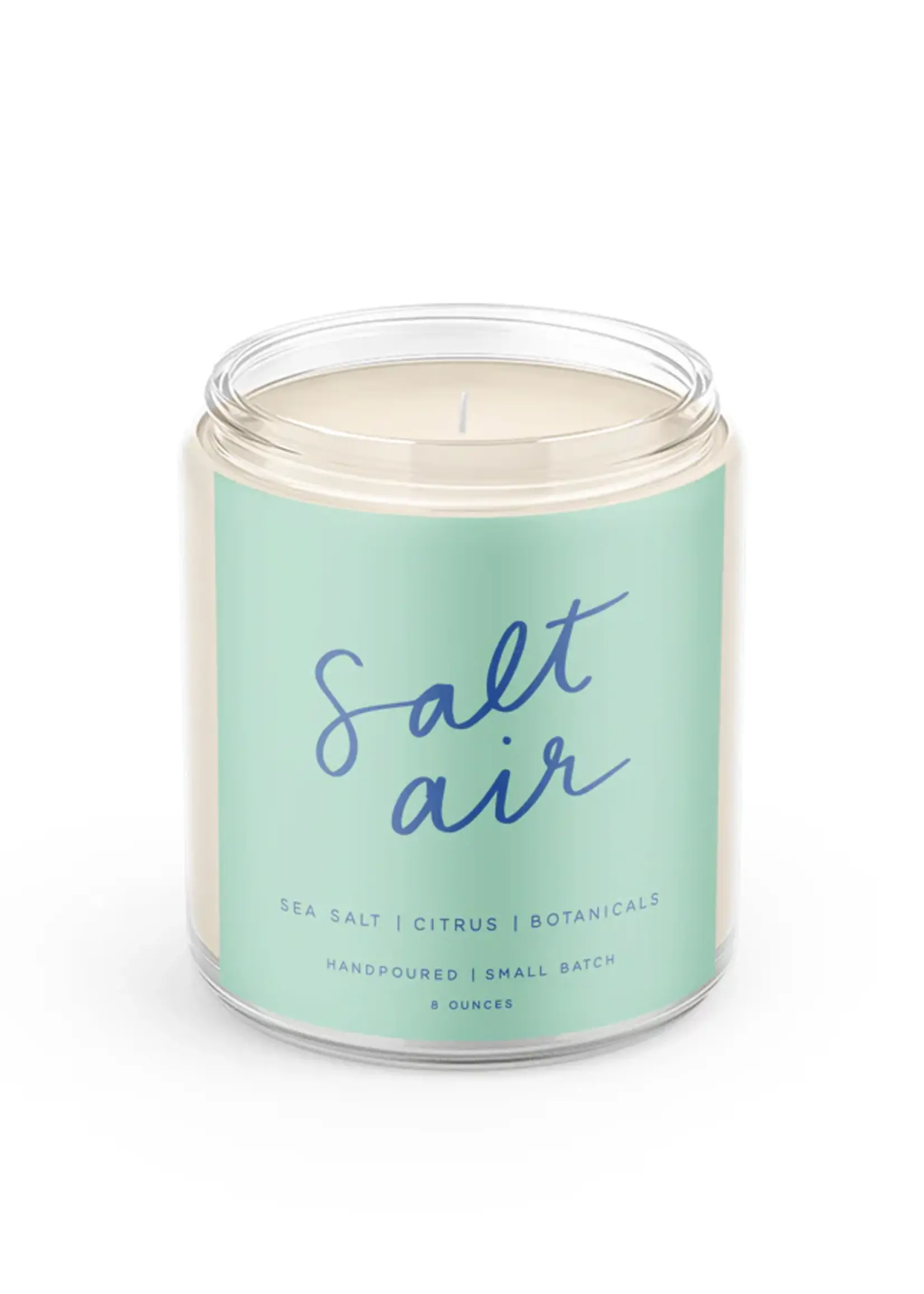 Salt Air: 8 oz Soy Wax Hand-Poured Candle