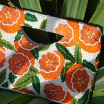 Tiana Tangerine Clutch
