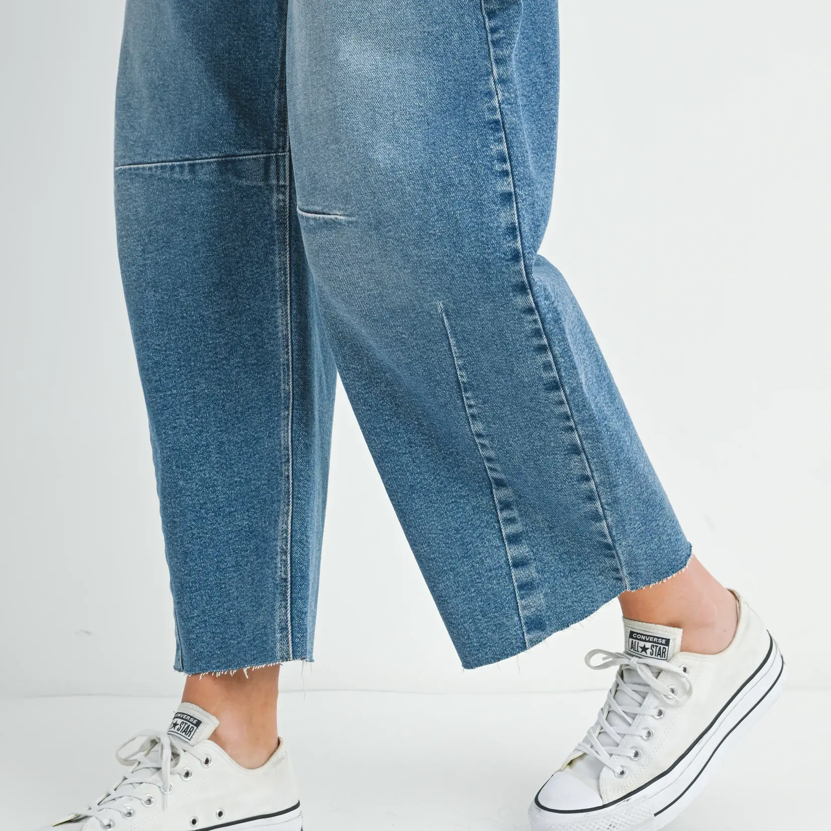 Barrel Jean with Seams