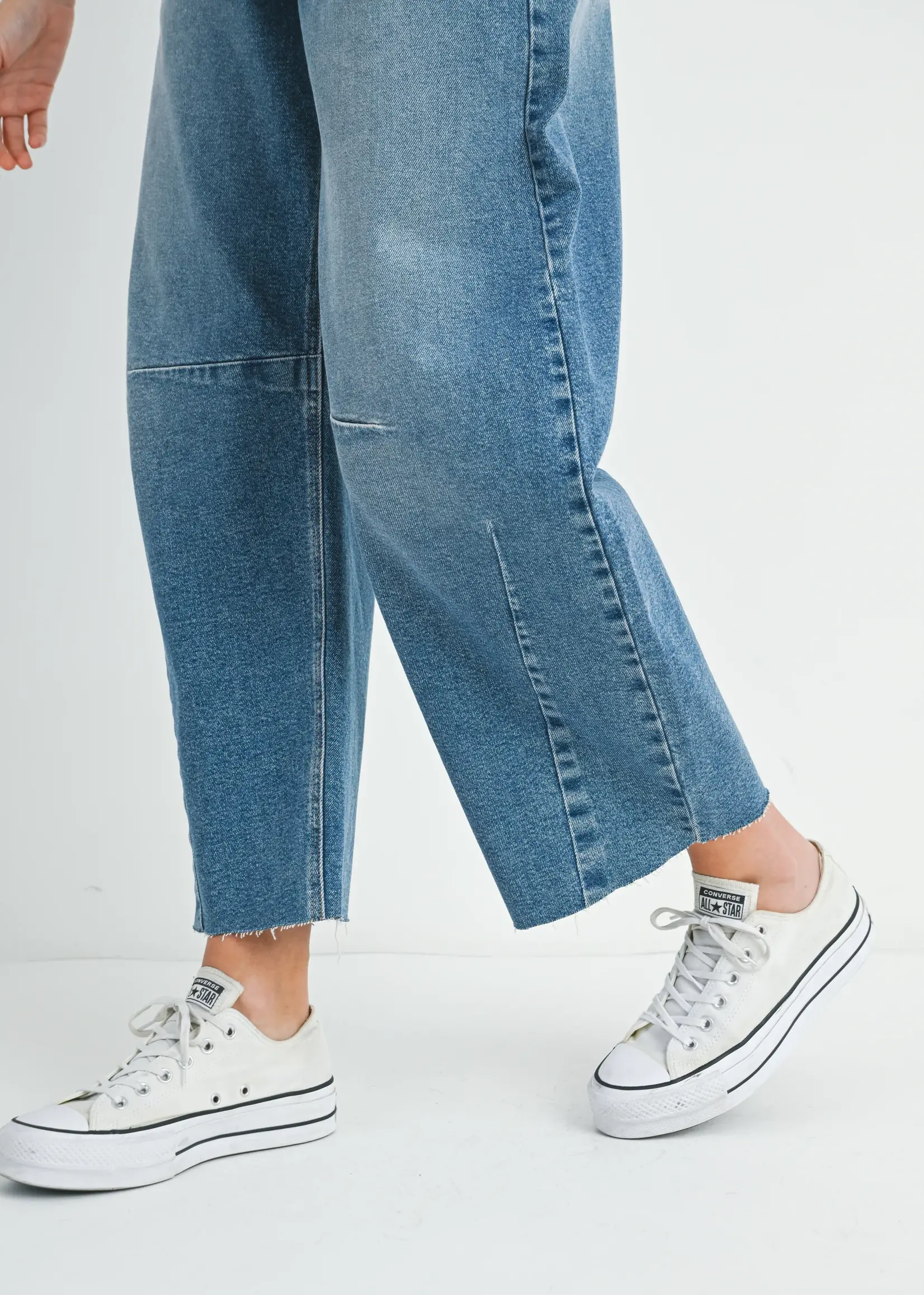 Barrel Jean with Seams