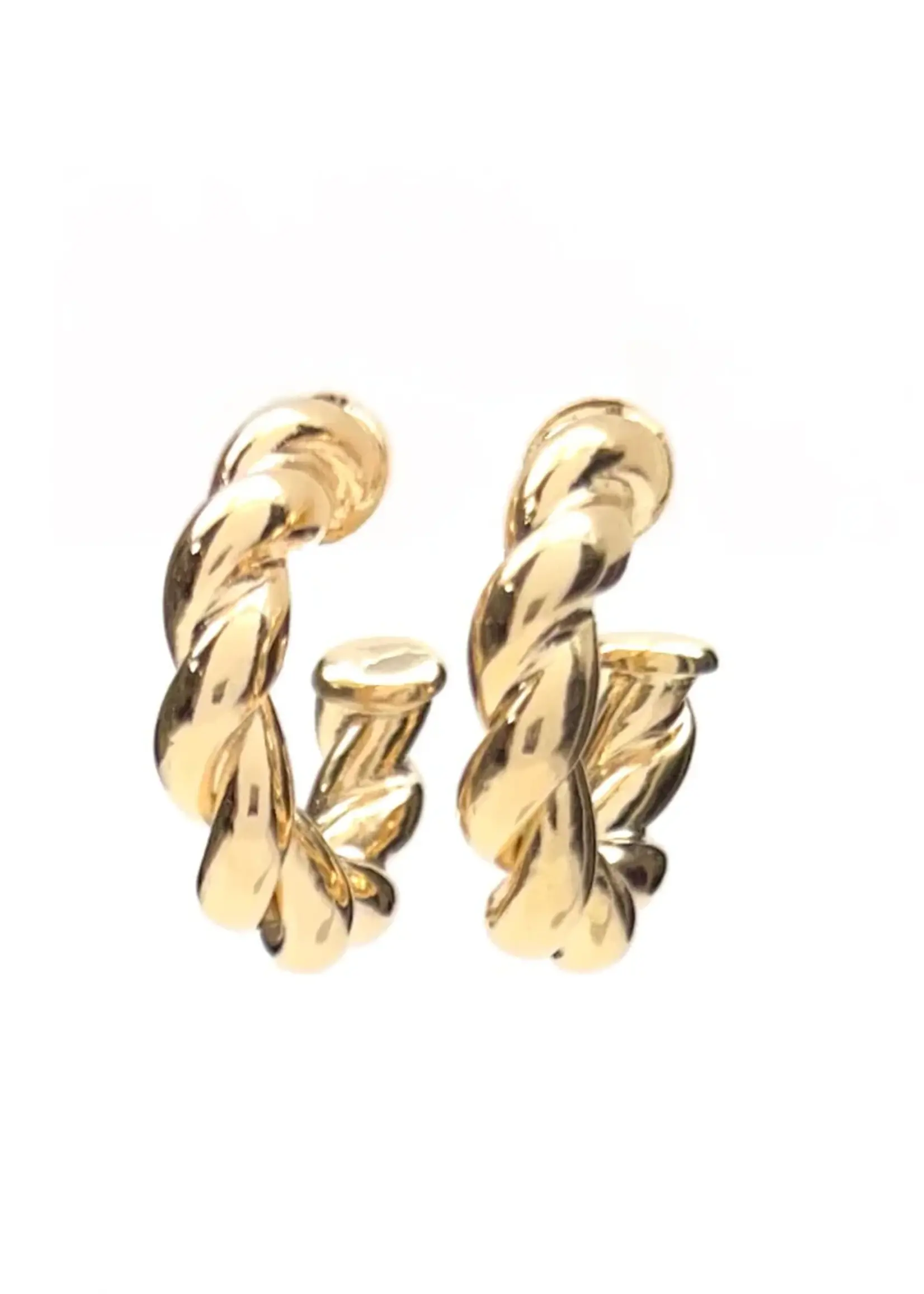 Twisted Chunky Hoop - GF