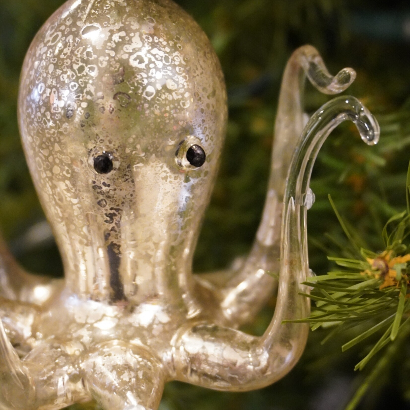 Creative Co Op Octopus Ornament with Rope Detail