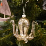 Creative Co Op Octopus Ornament with Rope Detail
