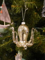 Creative Co Op Octopus Ornament with Rope Detail