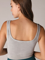NIKIBIKI Vintage Chevron Ribbed Crop Top